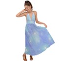 Heavenly Flowers Backless Maxi Beach Dress View1