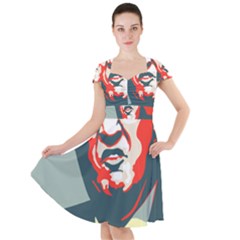 Trump Nope Cap Sleeve Midi Dress by goljakoff