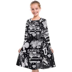 Skater-underground2 Kids  Midi Sailor Dress by PollyParadise