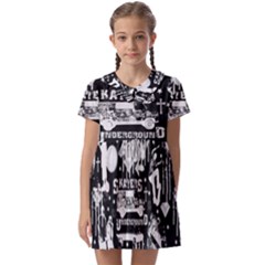 Skater-underground2 Kids  Asymmetric Collar Dress by PollyParadise