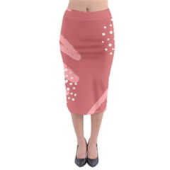 Terracota  Midi Pencil Skirt by Sobalvarro