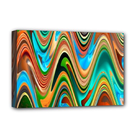 Icecreams Deluxe Canvas 18  X 12  (stretched) by PollyParadise