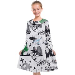 Skaterunderground Kids  Midi Sailor Dress by PollyParadise