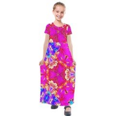 Newdesign Kids  Short Sleeve Maxi Dress by LW41021