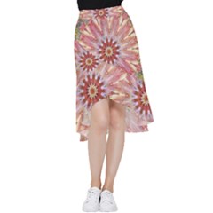 Pink Beauty 1 Frill Hi Low Chiffon Skirt by LW41021