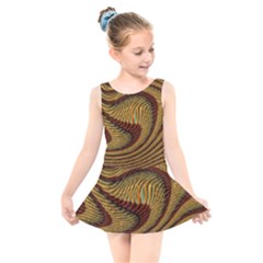 Golden Sands Kids  Skater Dress Swimsuit by LW41021