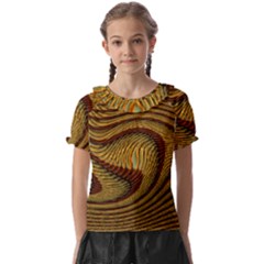 Golden Sands Kids  Frill Chiffon Blouse by LW41021