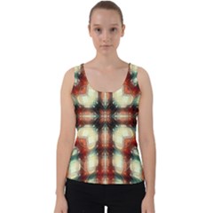 Royal Plaid  Velvet Tank Top by LW41021