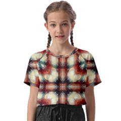 Royal Plaid  Kids  Basic Tee by LW41021