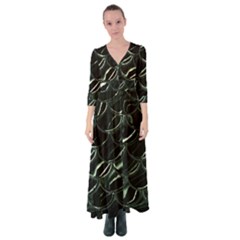 Dragon Scales Button Up Maxi Dress by PollyParadise