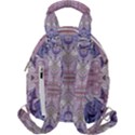 Amethyst Swirls Repeats Travel Backpacks View2