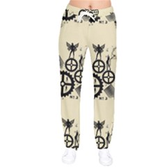 Angels Women Velvet Drawstring Pants by PollyParadise