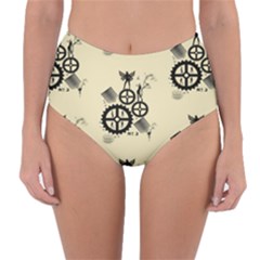 Angels Reversible High-waist Bikini Bottoms by PollyParadise