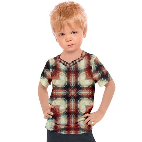 Royal Plaid Kids  Sports Tee by LW323