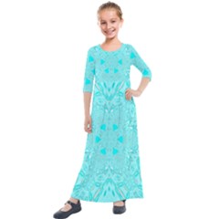 Sky Angel Kids  Quarter Sleeve Maxi Dress by LW323