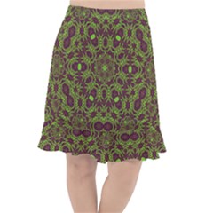 Greenspring Fishtail Chiffon Skirt by LW323