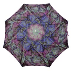 Warp And Weft Straight Umbrellas by kaleidomarblingart