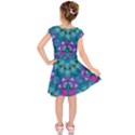 Peacock2 Kids  Short Sleeve Dress View2