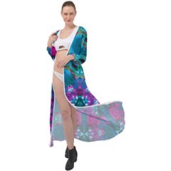 Peacock2 Maxi Chiffon Beach Wrap by LW323