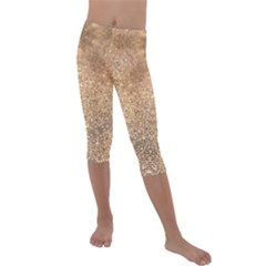 Sparkle Kids  Lightweight Velour Capri Leggings  by LW323