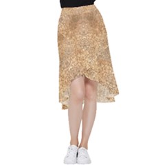 Sparkle Frill Hi Low Chiffon Skirt by LW323