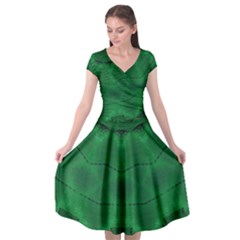 Freshspring1 Cap Sleeve Wrap Front Dress by LW323