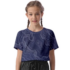 Topography Map Kids  Basic Tee