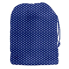 Stars Blue Ink Drawstring Pouch (3xl) by goljakoff