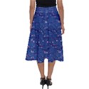 Branches With Peach Flowers Perfect Length Midi Skirt View2