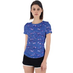 Branches With Peach Flowers Back Cut Out Sport Tee by SychEva