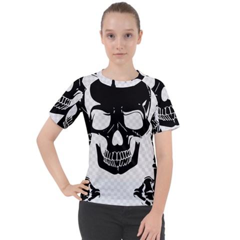 Bad 2 The Bone Women s Sport Raglan Tee by MrsTheDON