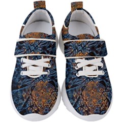 Fractal Galaxy Kids  Velcro Strap Shoes by MRNStudios