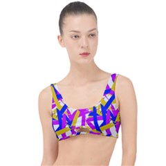 Colored Stripes The Little Details Bikini Top by UniqueThings