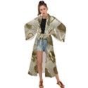   Golden hearts Maxi Kimono View1