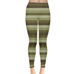 Linear Warm Print Design Inside Out Leggings by dflcprintsclothing