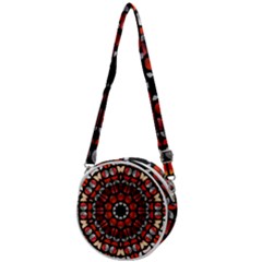 Kaleid Geometric Metal Color Crossbody Circle Bag by alllovelyideas