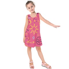 Pattern Mystic Color Kids  Sleeveless Dress by alllovelyideas