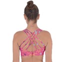 Pattern Mystic Color Cross String Back Sports Bra View2