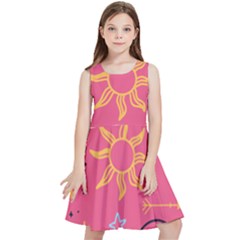 Pattern Mystic Color Kids  Skater Dress by alllovelyideas