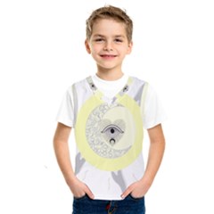 Soleil-lune-oeil Kids  Basketball Tank Top by byali