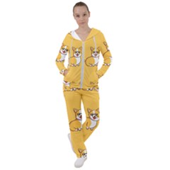 Corgi And Coffee Women s Tracksuit by Bigfootshirtshop