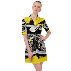 Spacemonkey Belted Shirt Dress by goljakoff