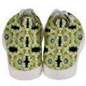 Summer Sun Flower Power Over The Florals In Peace Pattern Men s Mid-Top Canvas Sneakers View4