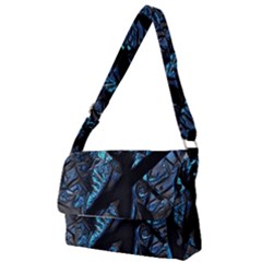 Sputnik Full Print Messenger Bag (s) by MRNStudios