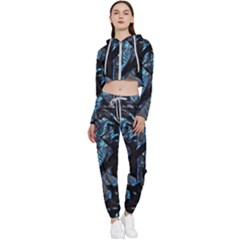 Sputnik Cropped Zip Up Lounge Set by MRNStudios