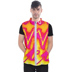 Pop Art Love Graffiti Men s Puffer Vest by essentialimage365