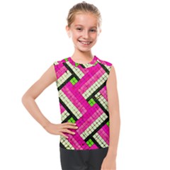 Pop Art Mosaic Kids  Mesh Tank Top by essentialimage365