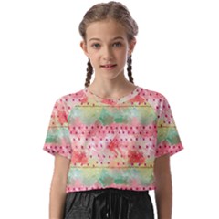 Colorful Paints Kids  Basic Tee