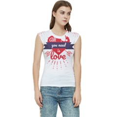 All You Need Is Love Women s Raglan Cap Sleeve Tee by DinzDas