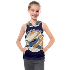 Airplane - I Need Altitude Adjustement Kids  Sleeveless Hoodie by DinzDas